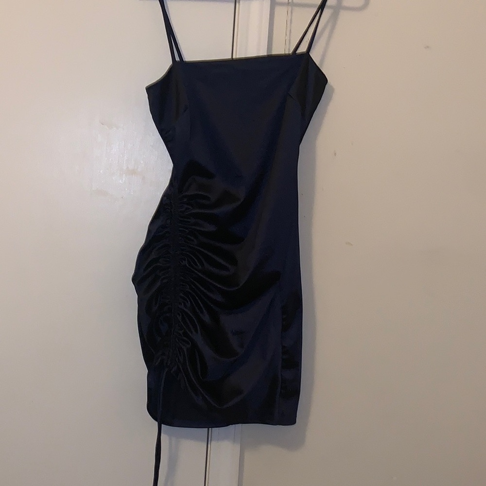 Navy Blue MIDI Dress